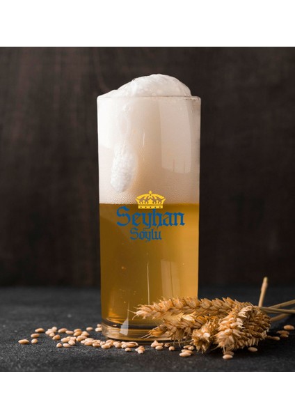 Kişiye Özel Bira Logolu Renkli Baskılı Hiball Bira Bardağı-5