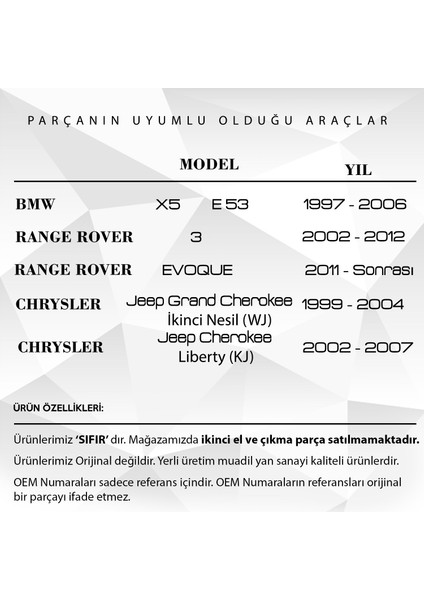 Alpha Auto Part Chrysler Jeep Freelander Range Rover  Için Yan  Ayna Katlama Motoru Yuvası