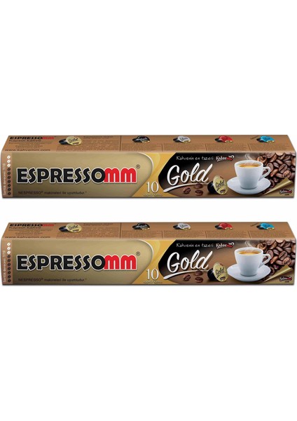 Gold Kapsül Kahve 20'li Nespresso Uyumlu