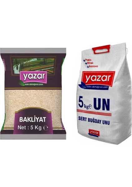 2'li Kumanya Gıda Ziyafet Paketi 5 Kg. Pilavlık Pirinç + 5 Kg. Un