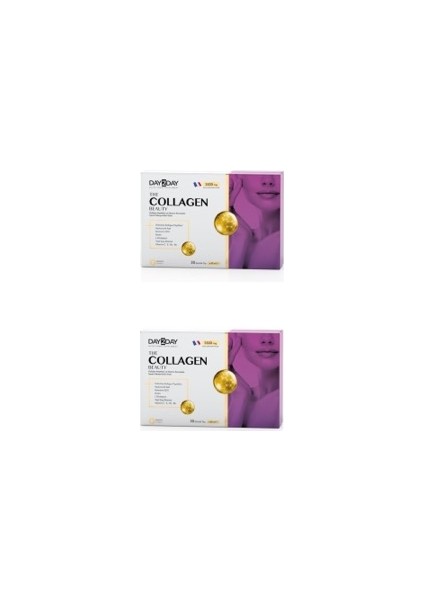 DAY2DAY The Collagen Beauty 30 Tüp x 40 ml Mango 2 Kutu Skt 03-2023