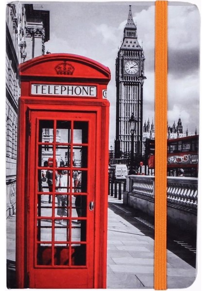 Sert Kapak Çizgisiz Defter 60'lı