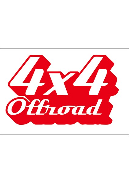4x4 Off Road Sticker 00860