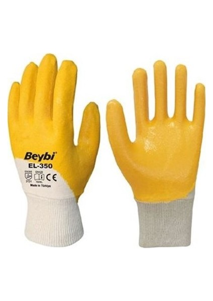 KN350 Nitril Pamuklu Eldiven 50 Çift