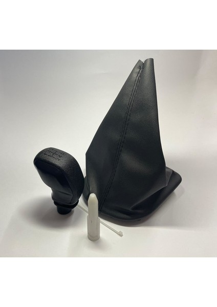 Peugeot 307 Vites Körüğü Çerçeveli ve Siyah Spor Vites Topuzu