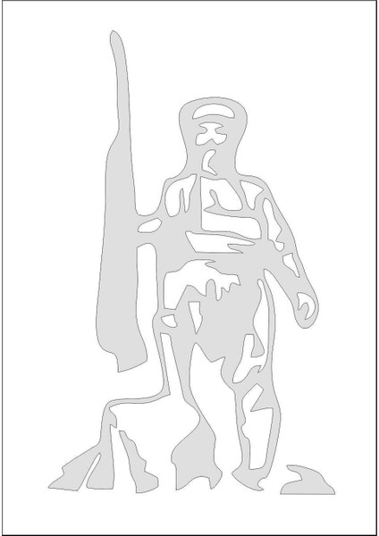 Zeybek Efe Izmir Aydın Ege Şeffaf Sticker 00892