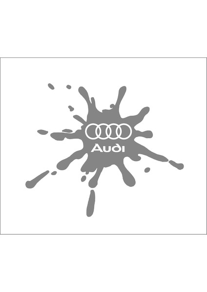 Audi Yakıt Depo Kapağı Sticker 00907
