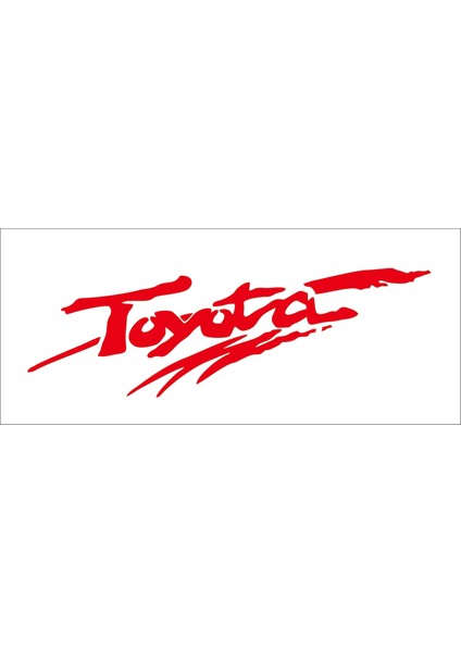 Toyota Araba Araç Sticker 00916