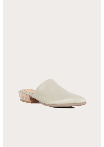 Haki Deri Kadın Düz Terlik fiyatları