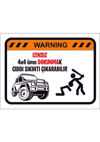 Off Road 4x4 Offroad Arabama Dokunma Sticker 00870