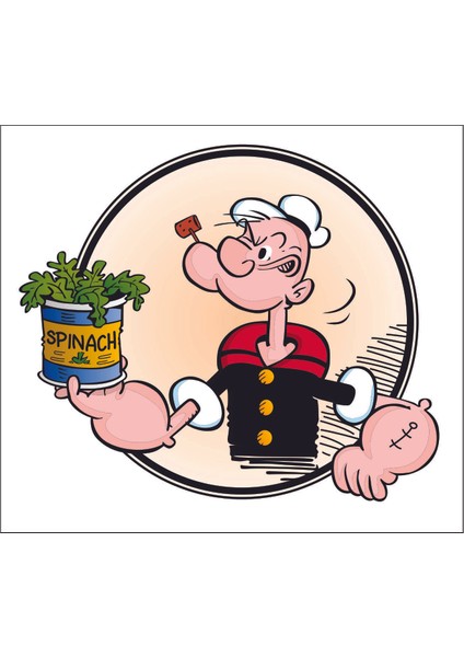 Temel Reis Popeye Sticker 00843