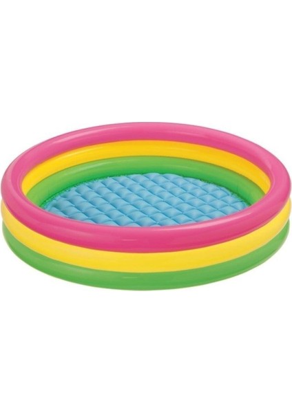 3 Boğumlu Şişme Tabanlı Sunset Havuz 114X24 cm