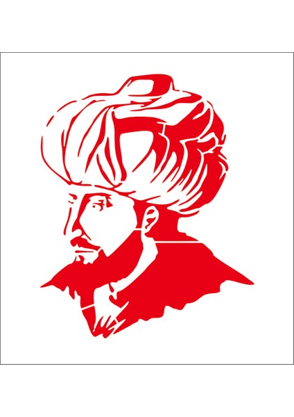 Fatih Sultan Mehmet 1453 Sticker 00924