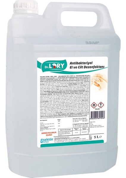 El ve Cilt Dezenfektanı 5 Litre