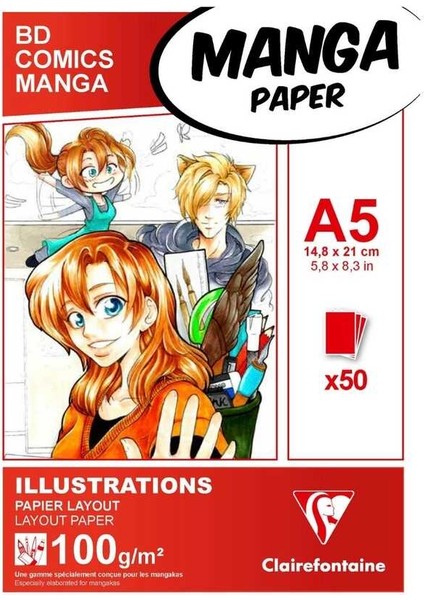 Manga Layout Markör Bloğu A5