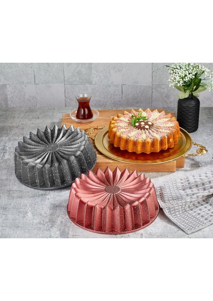 Rio Granit Döküm Tart Kalıbı Gri No:26