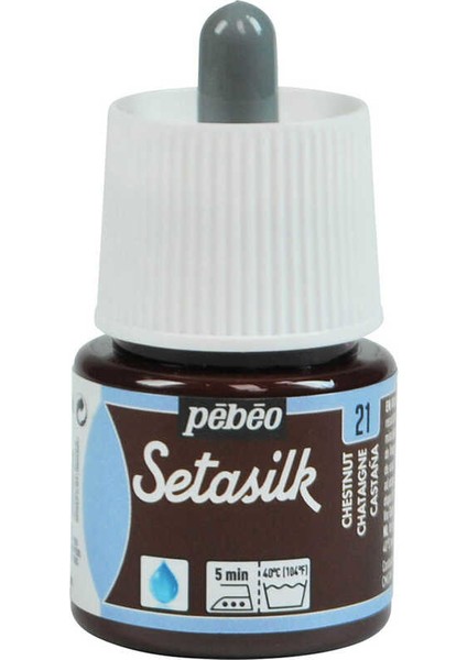 Setasilk Ipek Boya 45 ml Şişe - 21 Chustnut