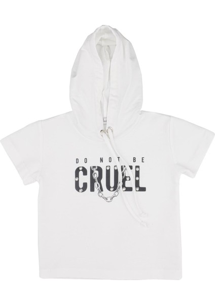 Kız Çocuk Kapüşonlu Yarım Kollu SweatShirt fiyatları