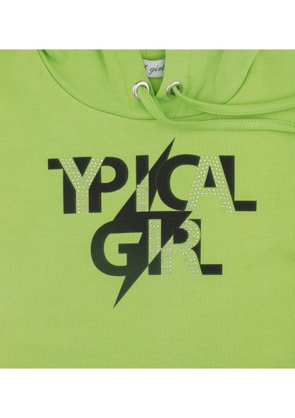 Kız Çocuk Kapüşonlu Yarım Kollu SweatShirt fırsatları