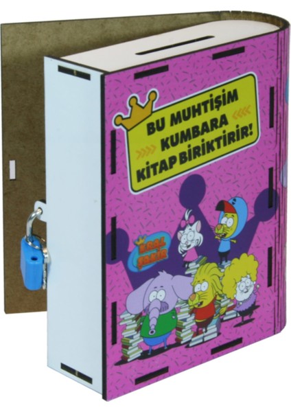 Ahşap Kumbara Pembe Sweet Shop modelleri
