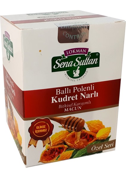 Ballı Polenli Kudret Narı Glikozsuz (235 Gr)