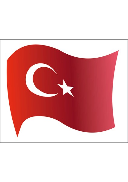 Türk Türkiye Bayrağı Sticker 00770