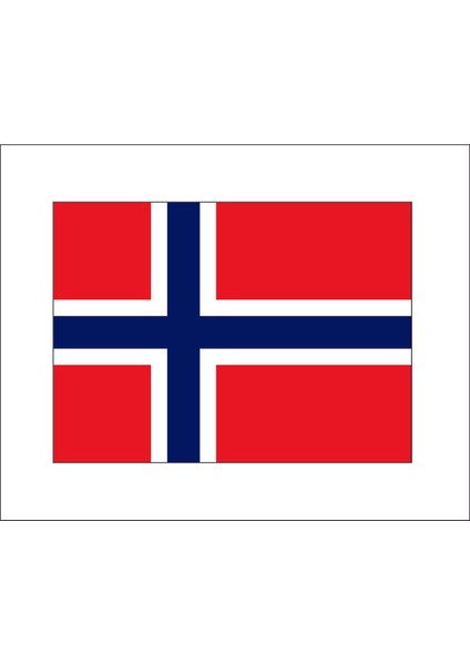 Norveç Bayrağı Sticker 00778