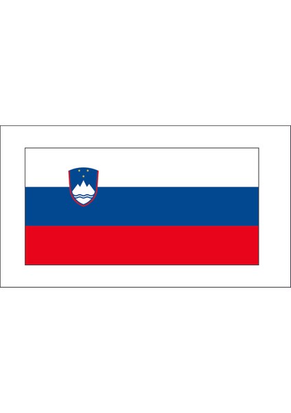 Slovenya Bayrağı Sticker 00782