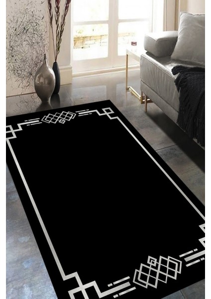Patchwork Renkli Sekizgen Halı (Makinada Yıkanabilir Kaymaz DotTaban) - CP566