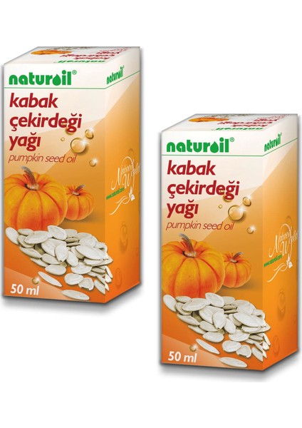 Kabak Çekirdeği Yağı 50 ml x 2'li