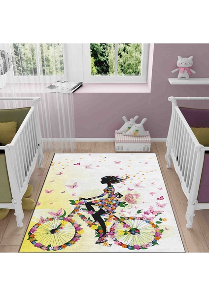 Dekoratif Özel Tasarım Antibakteriyel Leke Tutmaz Çocuk Halısı modelleri