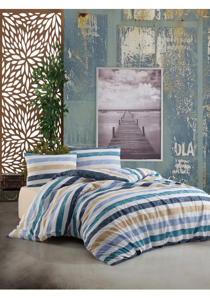 Weekend Home, Çift Kişilik Nevresim Seti Sunrıse Mavi