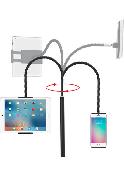 Z Sky Japan 360° Esnek 145 cm Metal Tablet ve Telefon Tutacağı