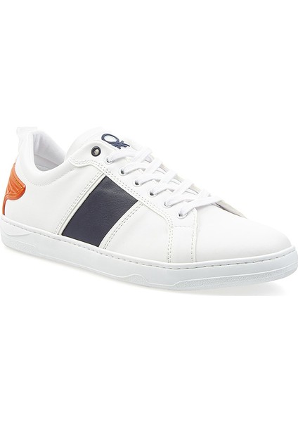 ® | BN-30138 - 3488 Beyaz Lacivert - Erkek Spor Ayakkabı