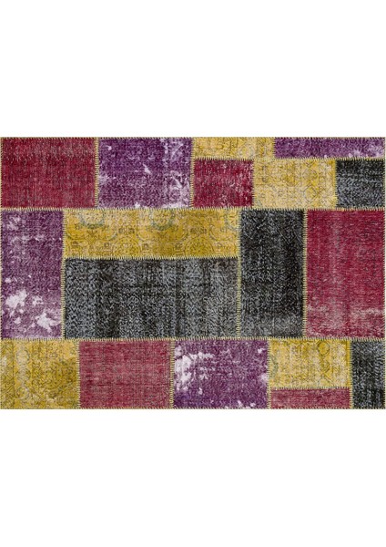 Patchwork Renkli P_91 170X240CM 4.08 M2 El Dokuma Halı