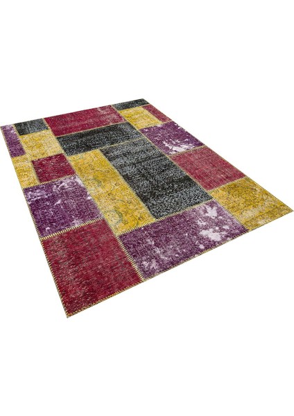 Patchwork Renkli P_91 170X240CM 4.08 M2 El Dokuma Halı fırsatları