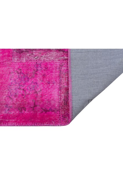 Patchwork Pembe P_46 165X240CM 3.96 M2 El Dokuma Halı fiyatları
