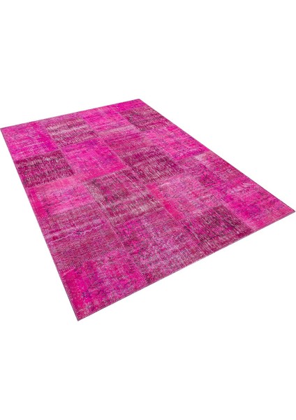 Patchwork Pembe P_46 165X240CM 3.96 M2 El Dokuma Halı fırsatları
