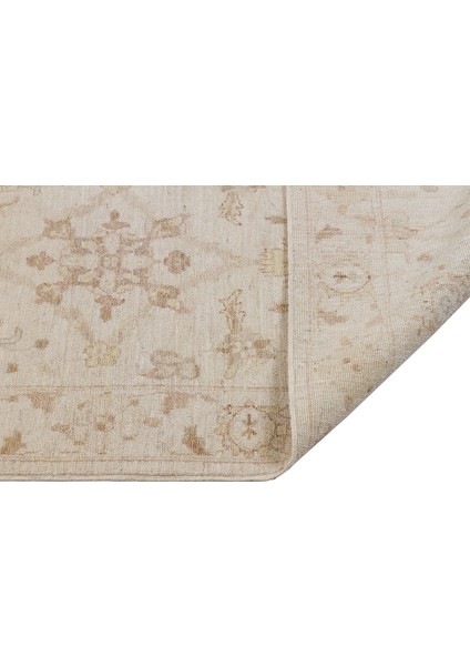 Afgan Uşağı Hajıba 68S Ivory/ıvory El Dokuma Halı ÖLÇÜ;74X302CM 2.23M2