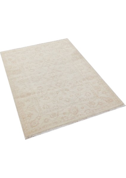 Afgan Uşağı Hajıba 698AB Ivory/cream El Dokuma Halı ÖLÇÜ;99X147CM 1.46M2