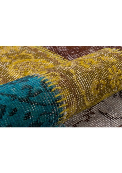Patchwork Renkli P_104 170X240CM 4.08 M2 El Dokuma Halı modelleri