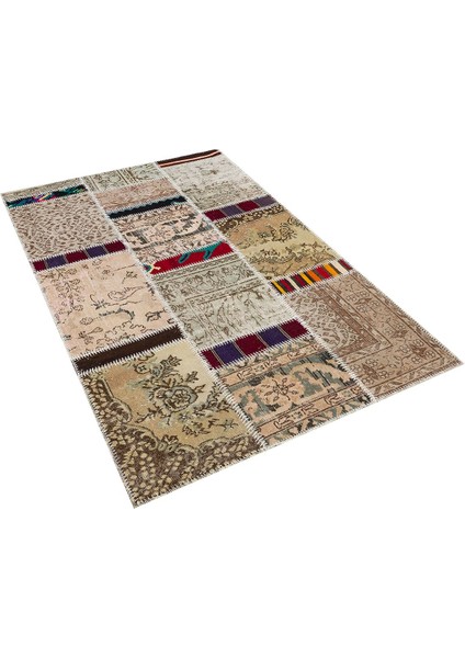 Patchwork Renkli P_73 125X200CM 2.5 M2 El Dokuma Halı fırsatları