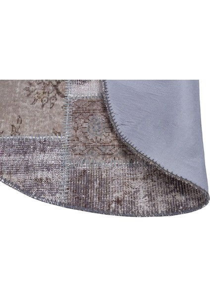 Patchwork Gri P_35 114X114CM 1.3 M2 El Dokuma Halı fiyatları