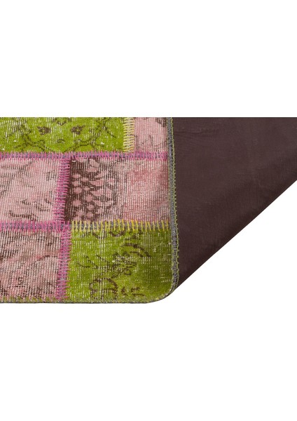 Patchwork Pembe P_42 115X175CM 2.01 M2 El Dokuma Halı fiyatları