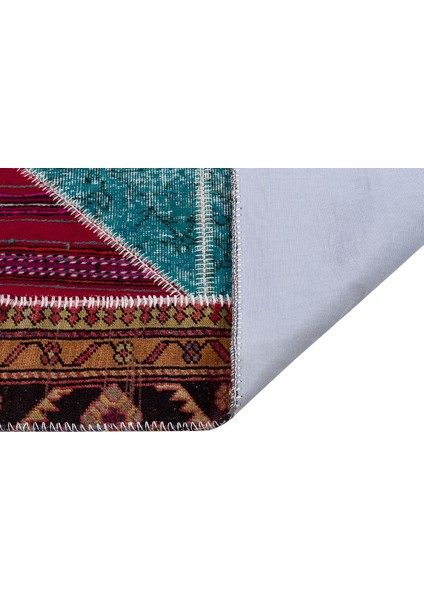 Patchwork Renkli P_117 155X230CM 3.57 M2 El Dokuma Halı fiyatları