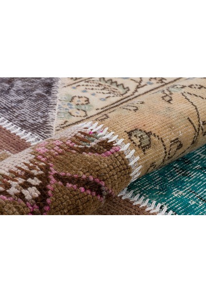 Patchwork Renkli P_117 155X230CM 3.57 M2 El Dokuma Halı modelleri