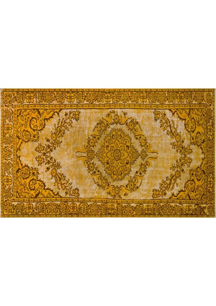 Sarı Plc 178X303CM 5.39 M2 El Dokuma Halı