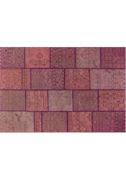Patchwork Pembe P_149 180X260CM 4.68 M2 El Dokuma Halı