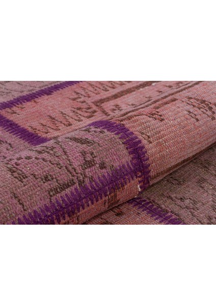 Patchwork Pembe P_149 180X260CM 4.68 M2 El Dokuma Halı fırsatları