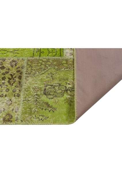 Patchwork Yeşil P_136 197X298CM 5.87 M2 El Dokuma Halı fırsatları